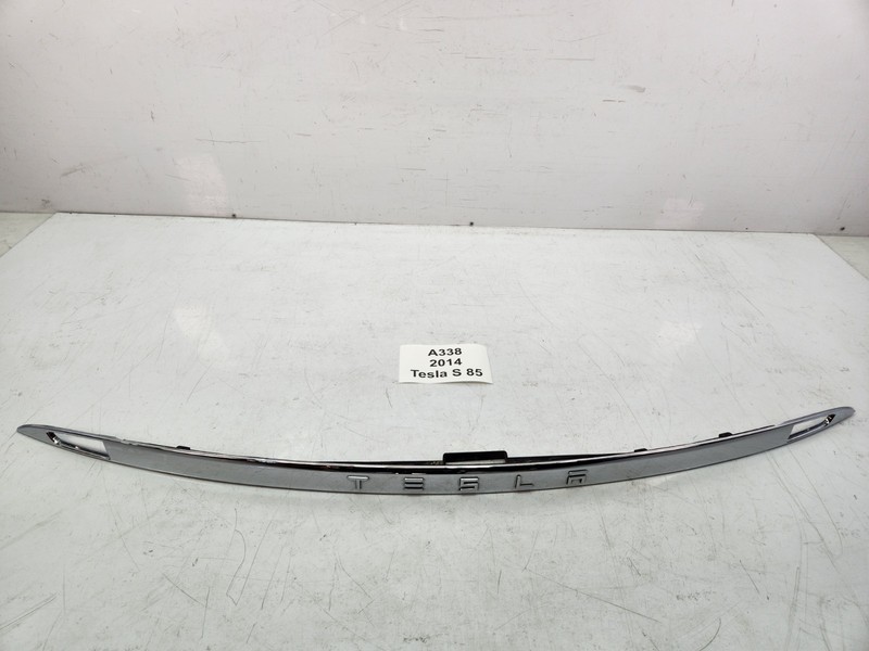 ✅ 2012-2020 OEM Tesla Model S Rear Trunk Lid Liftgate Trim Molding Chrome*