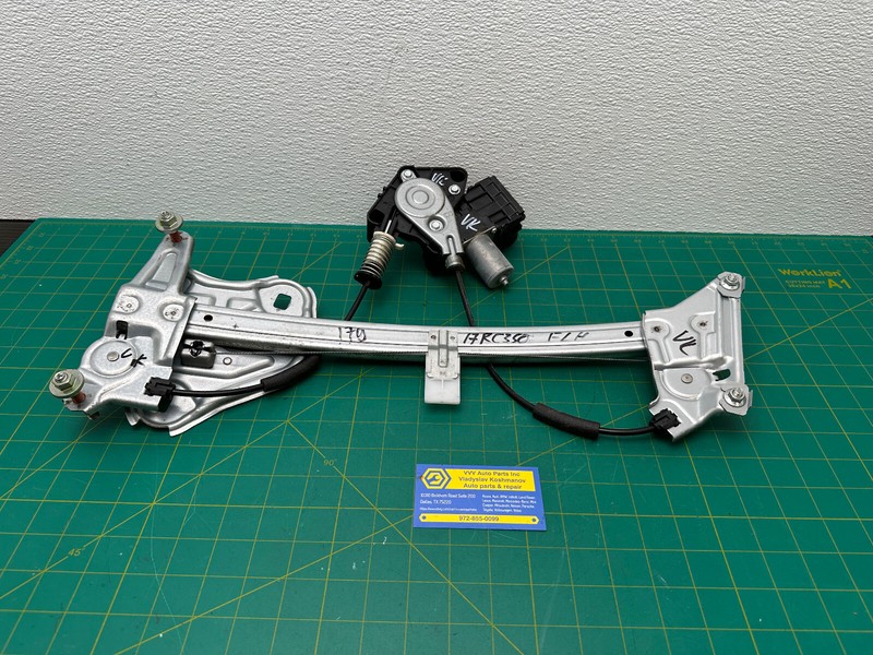 15-24 LEXUS RC350 FRONT LEFT DRIVER SIDE DOOR WINDOW REGULATOR W/ MOTOR OEM