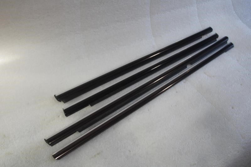 2002 2003 2004 2005 MERCEDES C240 W203 DOOR WINDOW CHROME TRIM BELT MOLDINGS SET