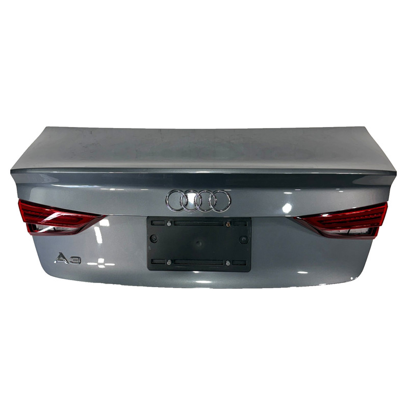 📌 2017-20 AUDI A3 / S3 REAR TRUNK DECK LID COVER ASSEMBLY GRAY (P.C. LX7R) OEM