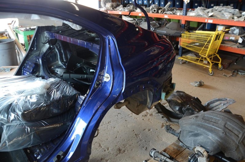 22-23 WRX Blue Driver Left Rear Quarter Panel Assembly