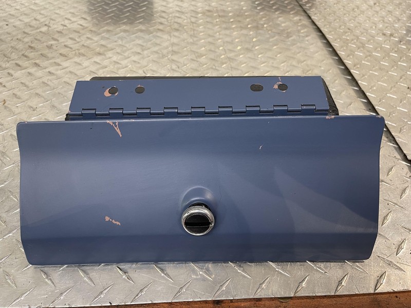 1983-1988 Ford Ranger Blue Glove Box Assembly Oem Some Wear Tested