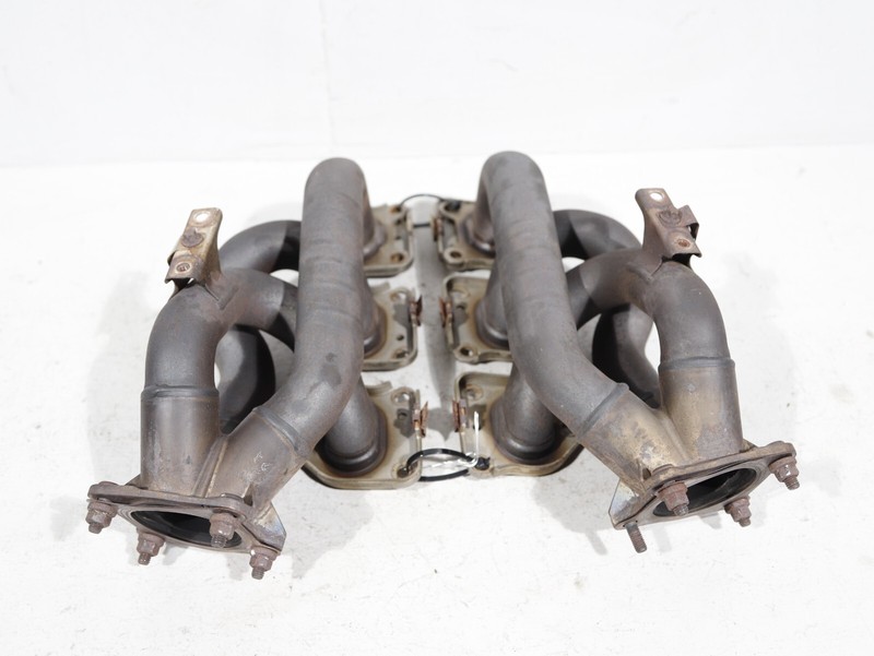 11-16 PORSCHE PANAMERA 4 3.6L EXHAUST MANIFOLD HEADERS LEFT & RIGHT SET OEM