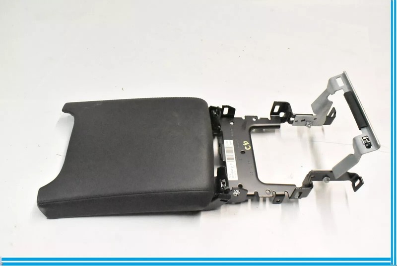 10-19 Jaguar X351 XJ XJR Center Console Armrest Lid Trim w/ Bracket Black OEM