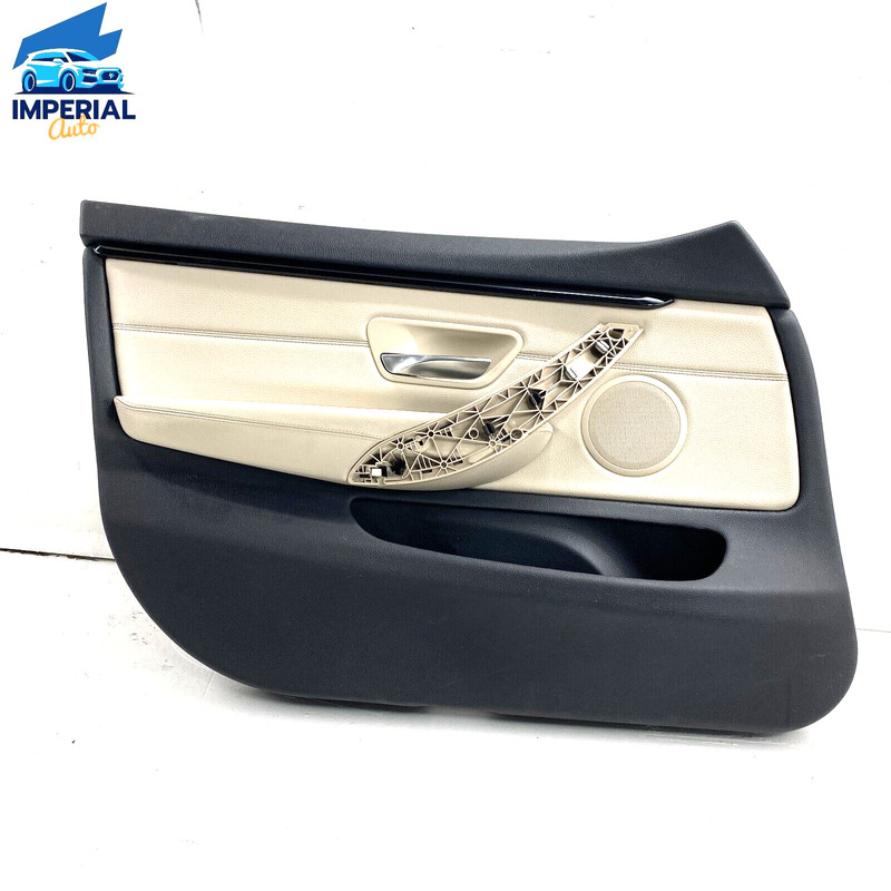 13-17 BMW 428XI F36 FRONT LEFT INTERIOR DOOR PANEL TRIM COVER OEM 51417372835