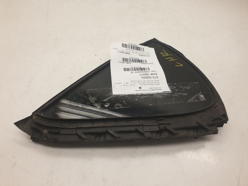 11-17 LEXUS CT200H DRIVER SIDE REAR DOOR VENT GLASS