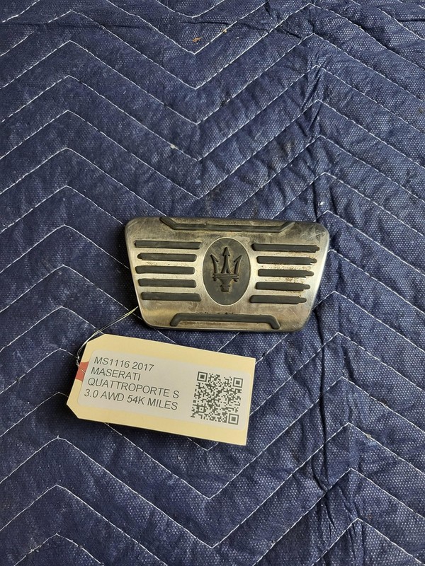 Used Oem Maserati Brake Pedal Cover 2017 for Quattroporte 2014-2021