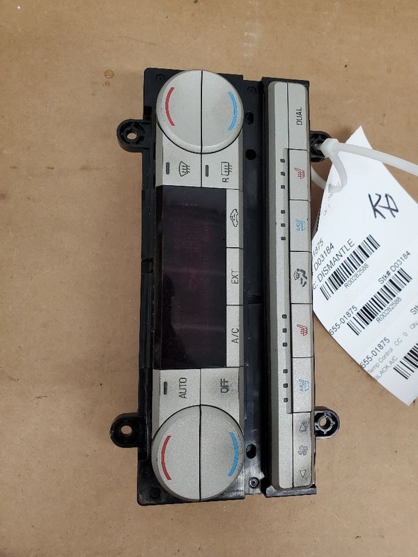 Temperature Control AC Main Dual Zone Fits 07-09 MKZ 282588