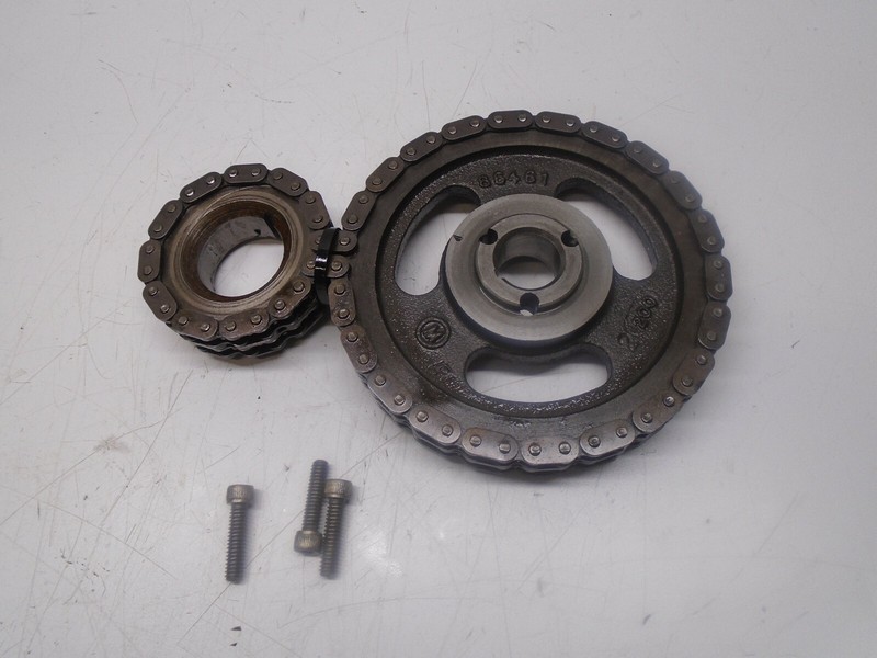 E3e MerCruiser 3.7L 4cyl Timing Chain and Gears 86461 68717 170hp 1985-1988