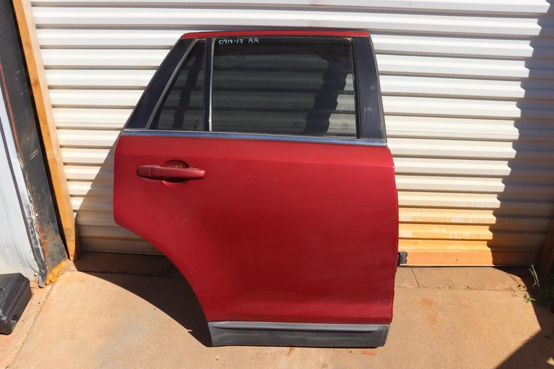 2011-2014 FORD EDGE REAR RIGHT SIDE DOOR SHELL RED W/ GLASS WINDOW OEM