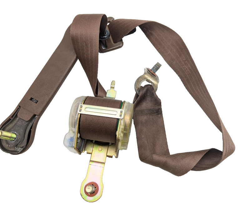 1990-1995 Toyota 4runner Rear Driver Seat Belt Brown OEM