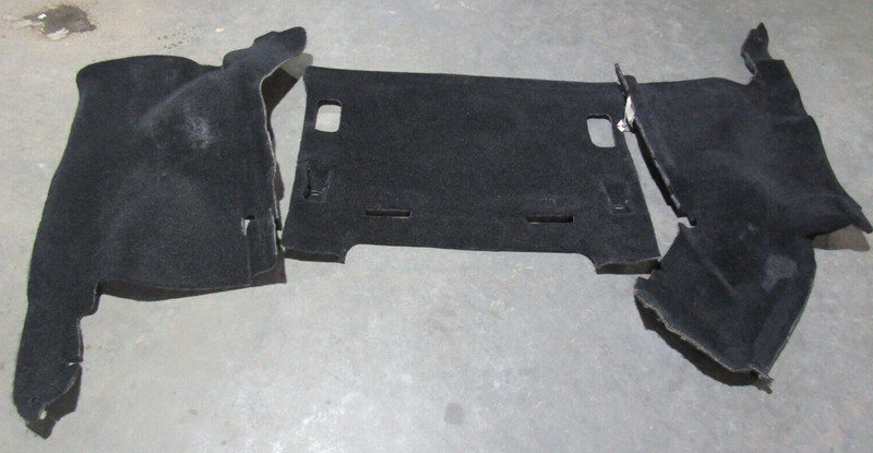 12-17 Jeep Wrangler JK 2 Door Cargo Carpets OEM Black