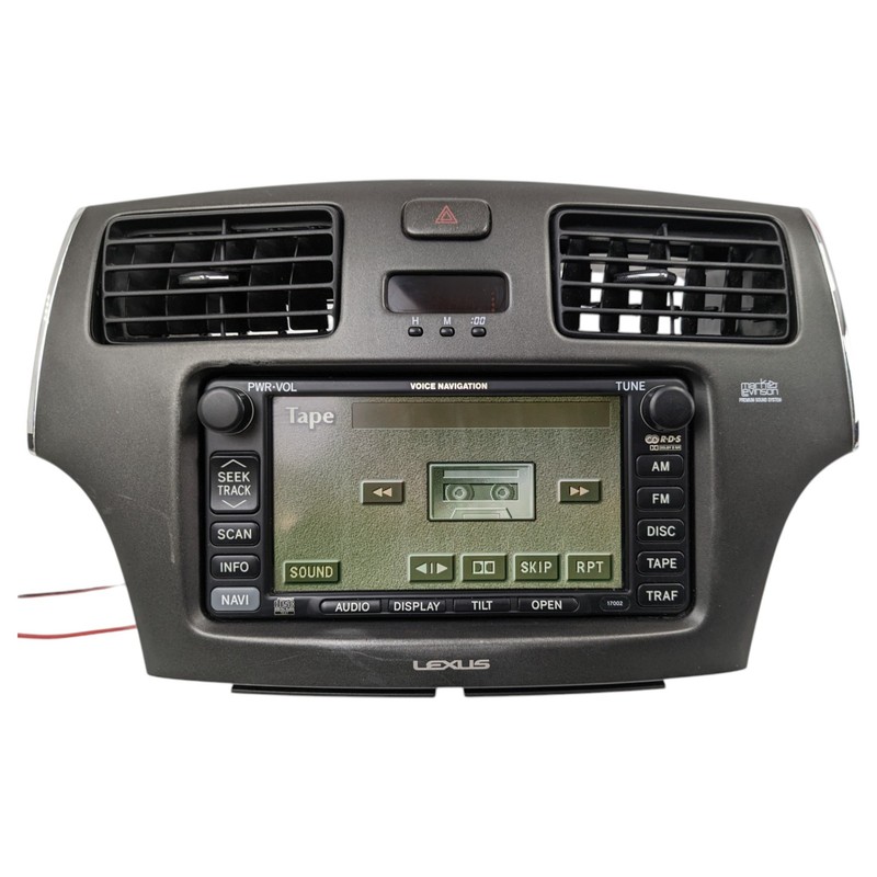 2002 2003 Lexus ES330 ES300 Radio Navigation Display Screen Air Vents Bezel OEM