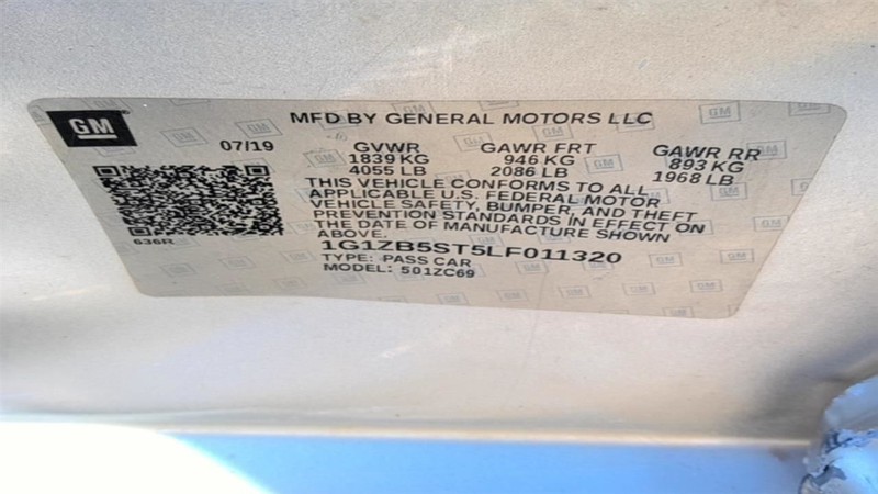 Alternator Fits 19-21 MALIBU 1607455