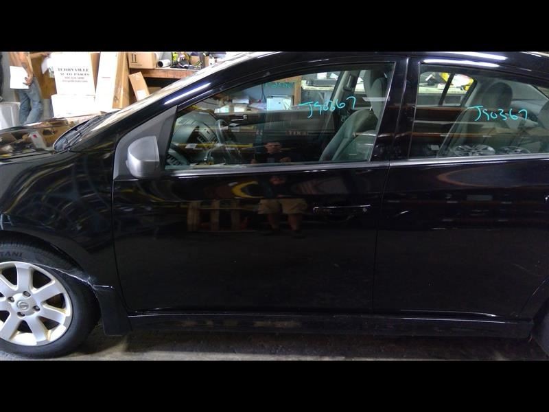 Driver Front Door Black Without Body Side Mouldings Fits 07-12 SENTRA 679699