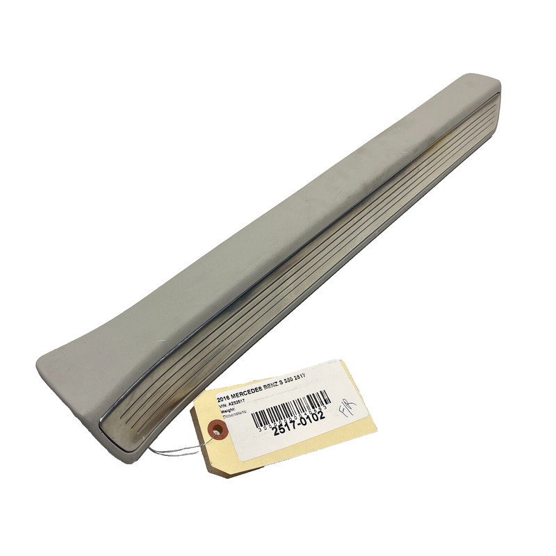 2014-2017 MERCEDES S550 W222 FRONT PASSENGER SIDE DOOR SILL STEP SCUFF PLATE OEM
