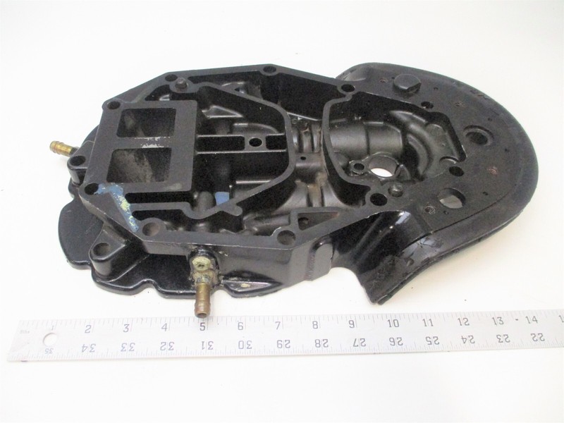 18260A1 Exhaust Adapter Plate Mercury / Mariner V6 Outboards W/Starboard Fitting