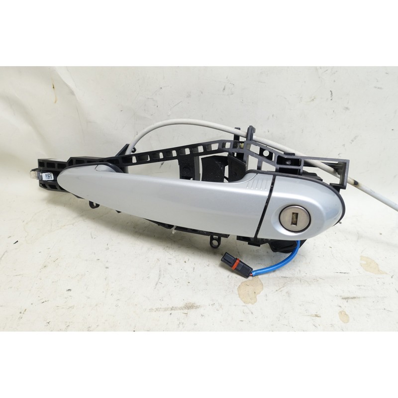 14-20 BMW F34 GT F36 4-Series Left Front Comfort Door Handle Glacier Silver OEM