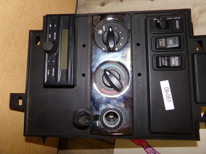 Volvo Sleeper Bunk XS Climate Control Light Switch Assembly*FREE SHIPPING*
