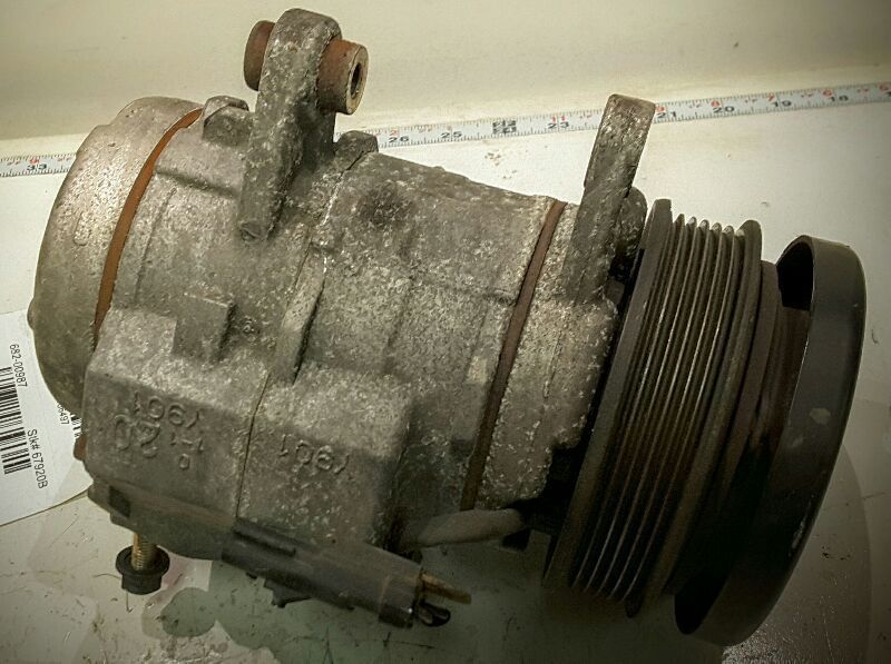 AC Compressor With Rear AC Fits 04 DURANGO 156497