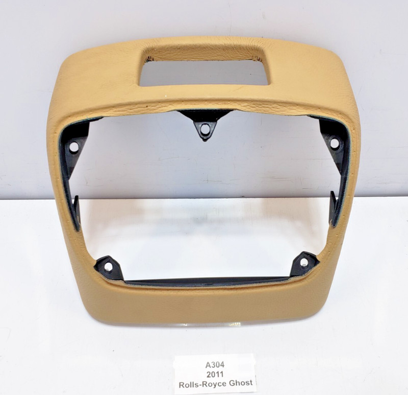✅ 10-14 OEM Rolls-Royce Ghost RR4 Center Console Rear Lower Trim Cover Leather*