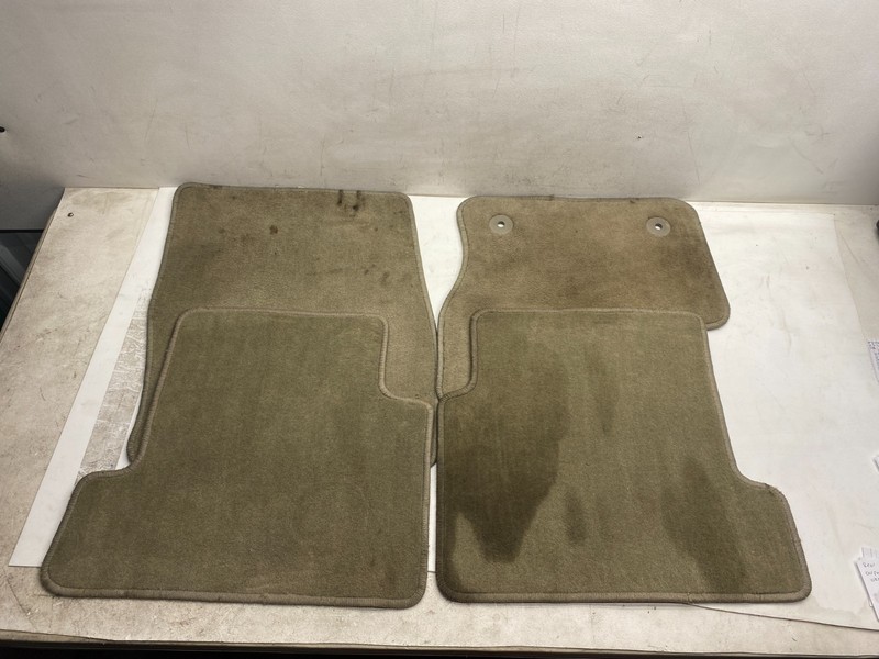 2013-2016 FORD ESCAPE LEFT OR RIGHT FRONT OR REAR TAN CLOTH FLOOR MATS SET OF 4