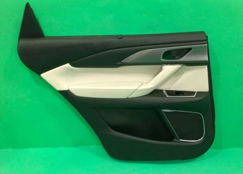 16-22 CX-9 SIGNATURE DRIVER LEFT REAR INTERIOR DOOR PANEL PARCHMENT OEM 3476-168
