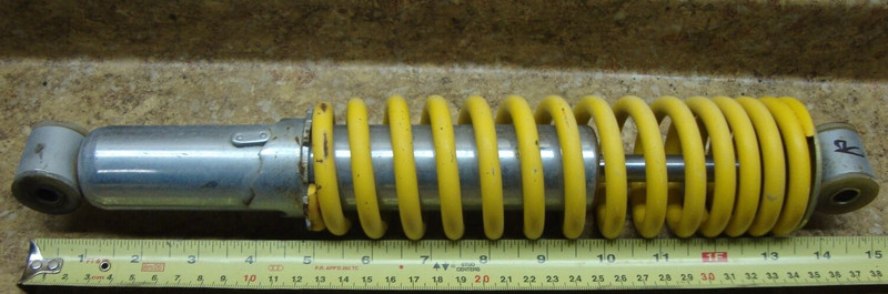Maxfine Chinese ATV 220CC 220 CC Right Front Shock Suspension Spring Yellow