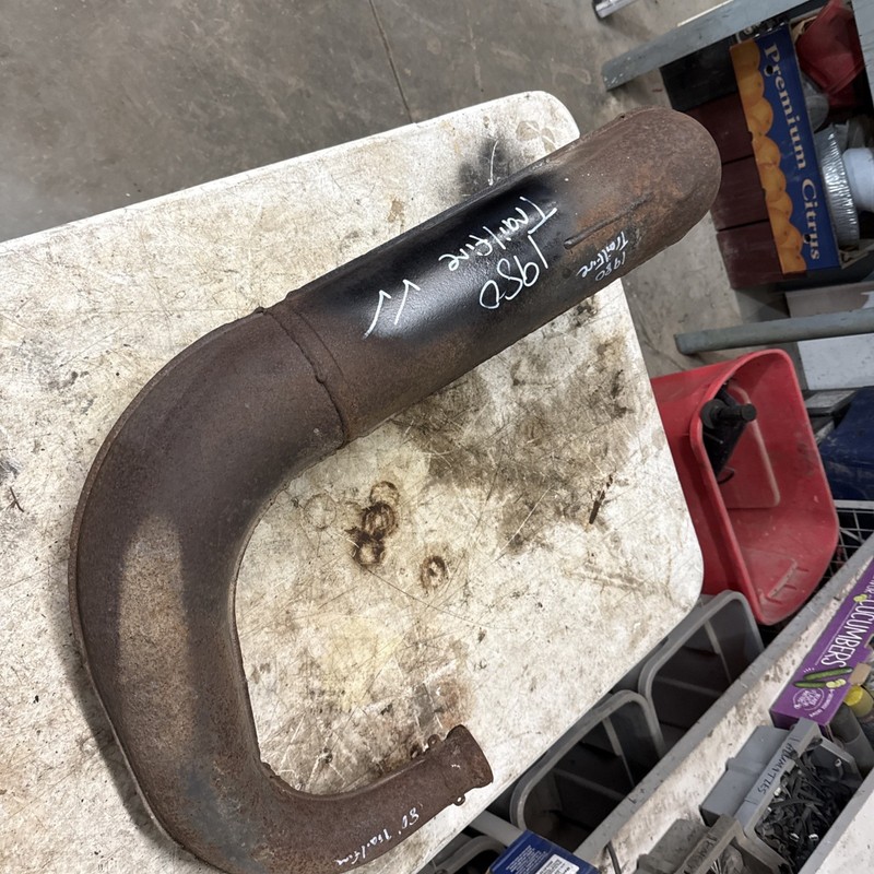 1980 VintageSnowmobile John Deere Trailfire Exhaust PipeMuffler Good ￼