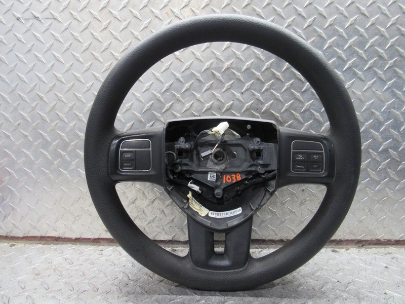2013 DODGE GRAND CARAVAN STEERING DRIVE WHEEL W/ AUDIO & CRUISE CONTROL