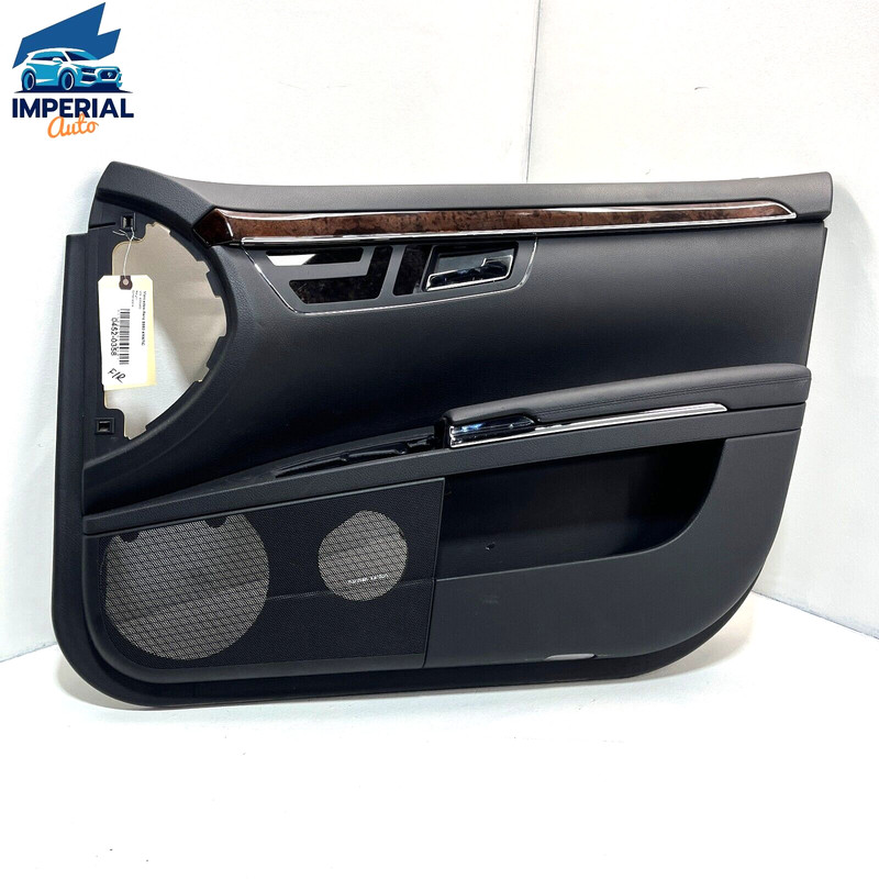 07-13 MERCEDES S550 W221 FRONT PASSENGER SIDE DOOR INTERIOR PANEL TRIM COVER OEM