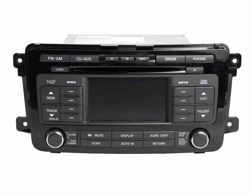 2011-2012 Mazda CX-9 AM FM Receiver with 6-Disc CD Player Sat Ready TG17669RX