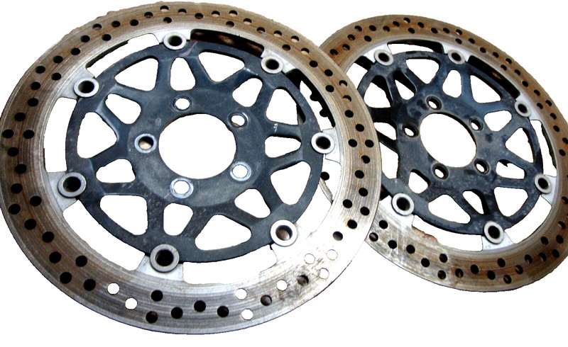 2007 Kawasaki Ninja ZX600 Front Disk Brake Caliper Rotors ZZR ZX 600 J ZZR600