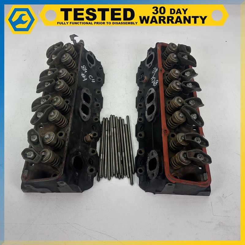 84-86 Chevy Corvette 5.7L V8 ENGINE LEFT RIGHT CYLINDER HEAD OEM