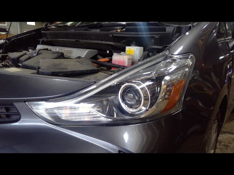 Driver Headlight Prius V VIN Eu 7th And 8th Digit LED Fits 15-18 PRIUS 1569246