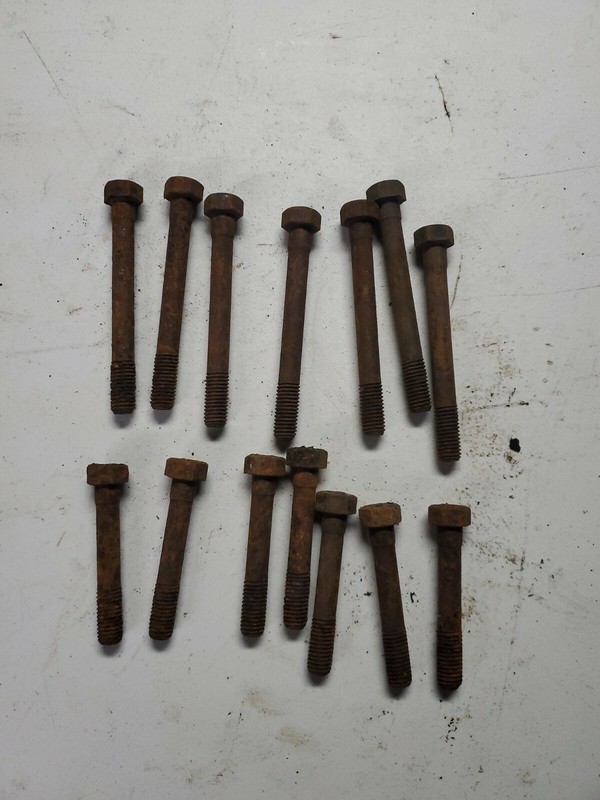 1949 1954 Chevrolet belair deluxe 216 USED ENGINE HEAD MOUNT BOLT LOT