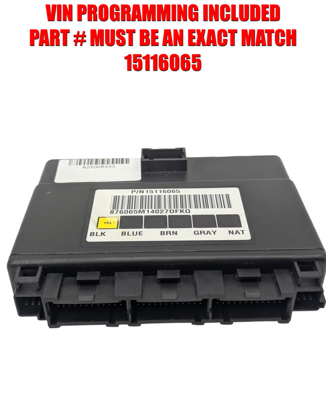 PROGRAMMED 03-07 Silverado Express Savana Sierra SSR Body Control Module BCM OEM