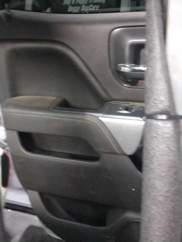 2017 Chevrolet Silverado 1500 Left Rear Door Silver 76850 114K Miles