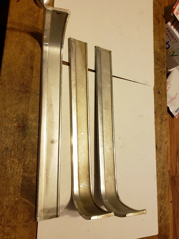 1964 1965 1966 FORD MUSTANG GRILLE TRIM MOLDINGS OEM FOMOCO 3 pieces