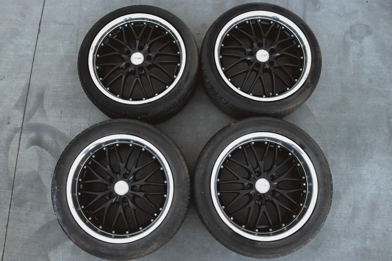 MRR GT1 Wheels & Tires (2) 18x9.5 w/ 275/40 & (2) 18x8.5 w/235/40 Front & Rear
