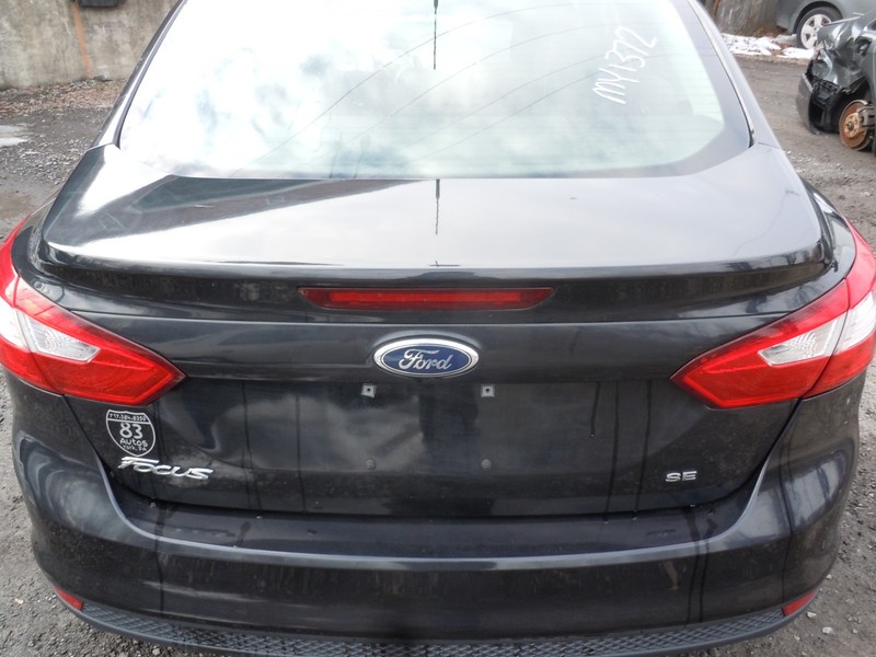 2012-2014 Ford Focus Sedan Trunk Deck Lid W/O Camera or Spoiler OEM UH