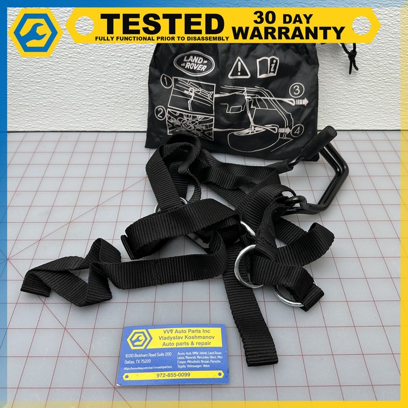 14-22 Range Rover Sport Spare Wheel Tire Carrier Lift Strap Set OEM