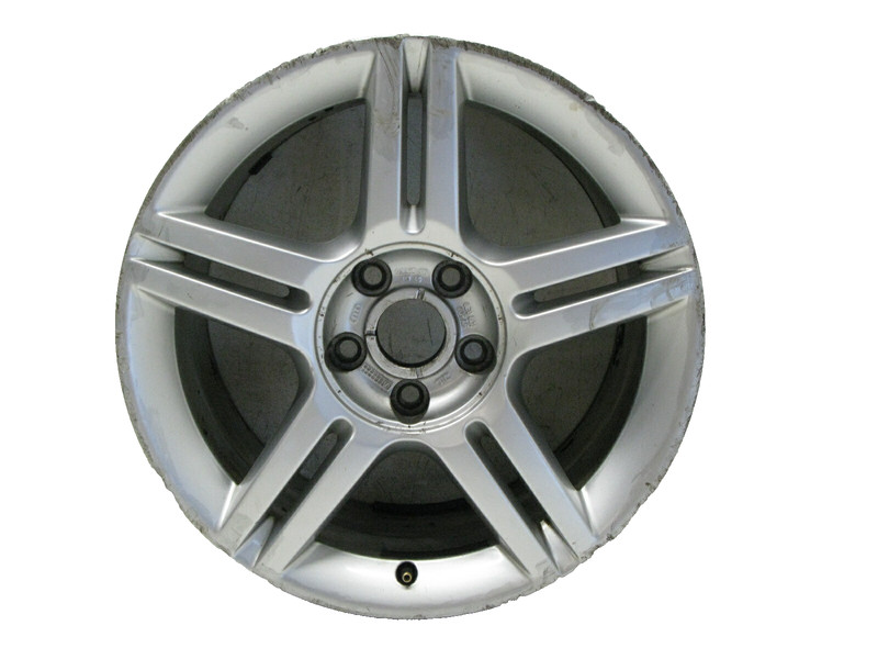 04-08 AUDI B7 A4 RIM WHEEL 5 DOUBLE SPOKE OEM 7.5 17" 8E0601025 AS 062221 1