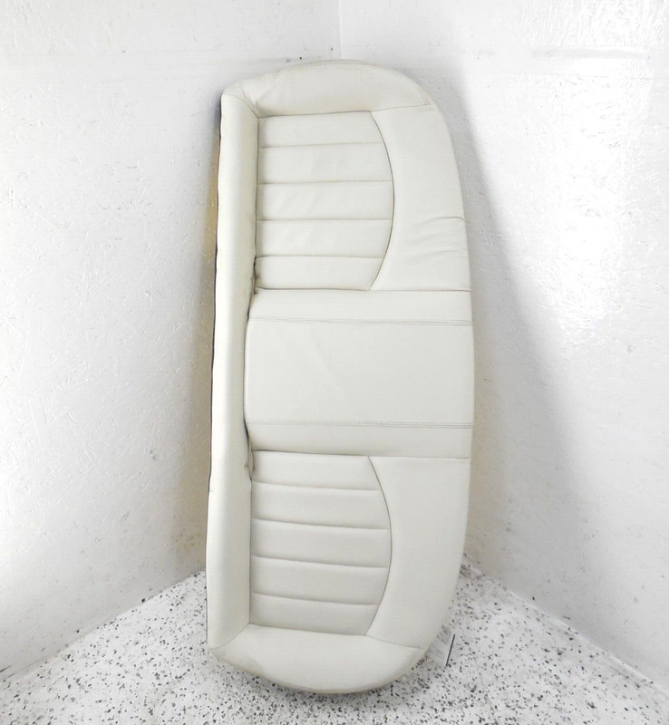 2005 05 Jaguar X-Type Rear Lower Bottom Seat Cushion OEM Leather Ivory
