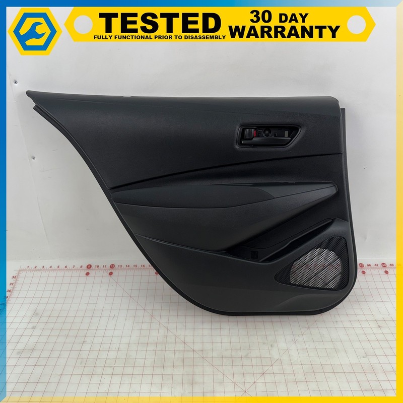 20-26 TOYOTA COROLLA SEDAN REAR LEFT SIDE INNER DOOR PANEL BLACK OEM