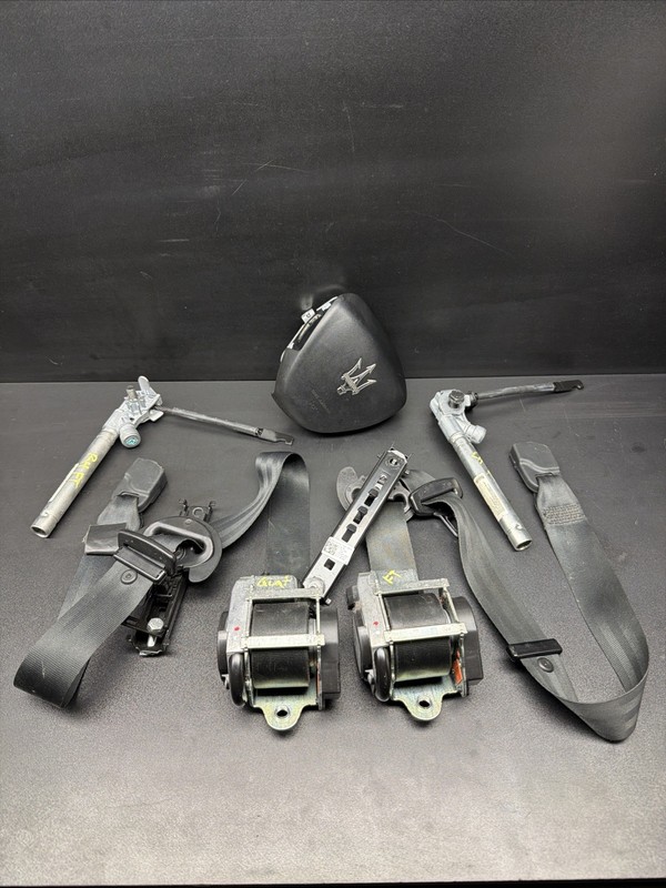 2013-2021 MASERATI QUATTROPORTE M156 FRONT SEAT BELT RETRACTOR TENSIONER SRS SET