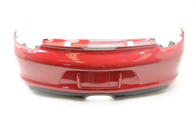 13-16 Porsche Boxster 2.7L Red Rear Bumper Cover with Reinforcement Bar