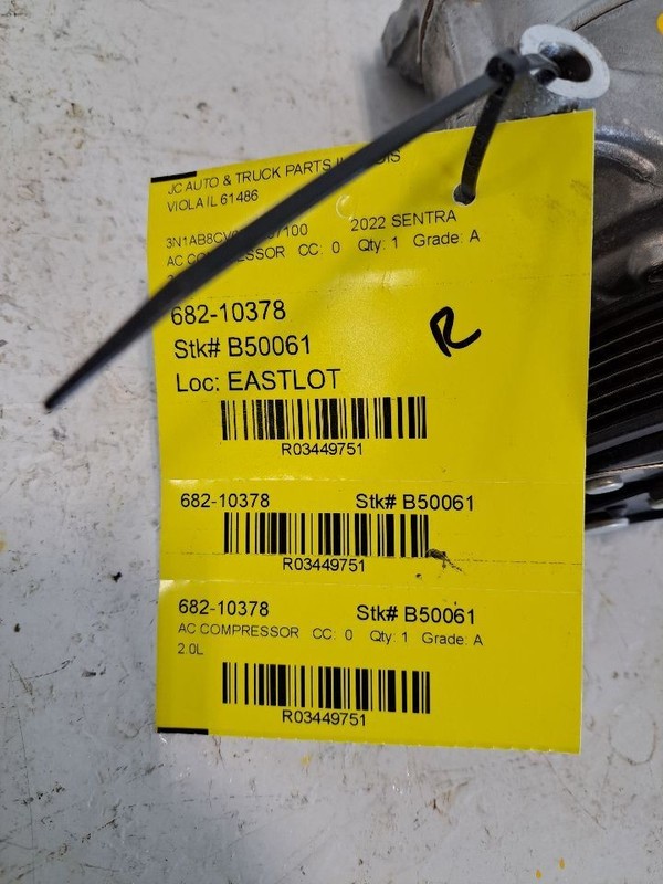 AC Compressor Fits 22-23 SENTRA 3449751