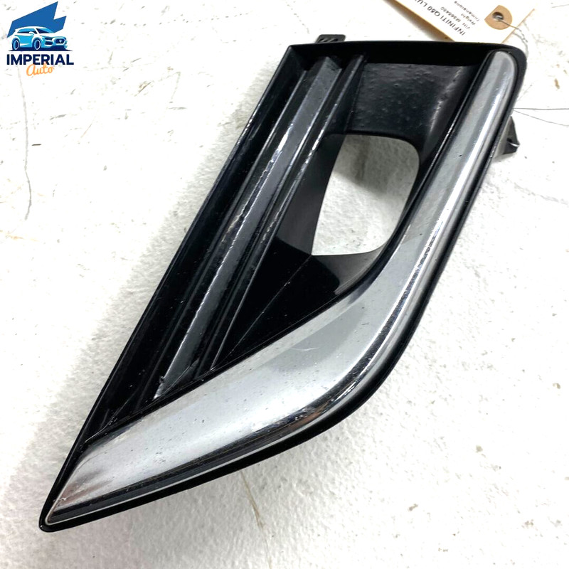 2018-20 Infiniti Q50 Front Driver Side Fog Lamp Light Chrome Bezel W/O Sport OEM