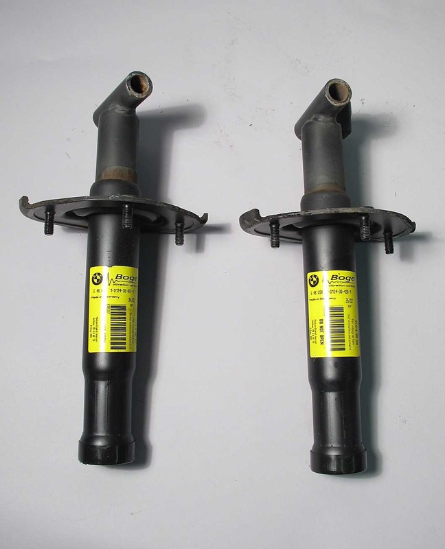 BMW E46 3-Series Front Bumper Shock Pair Left Right 1999-2006 USED OEM